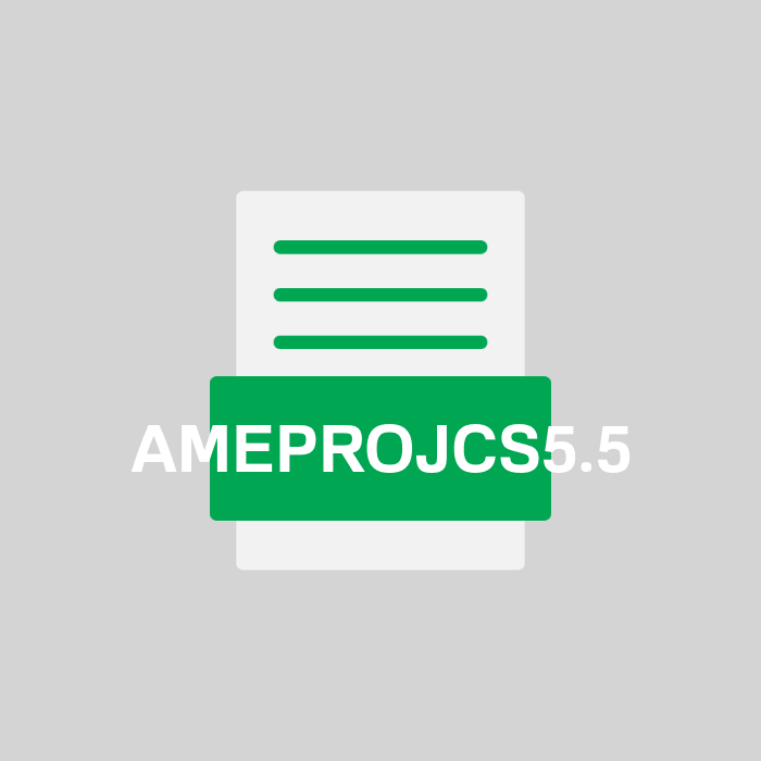 AMEPROJCS5.5 Endung