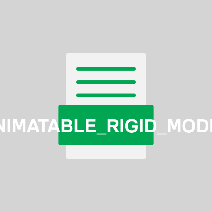 ANIMATABLE_RIGID_MODEL Endung