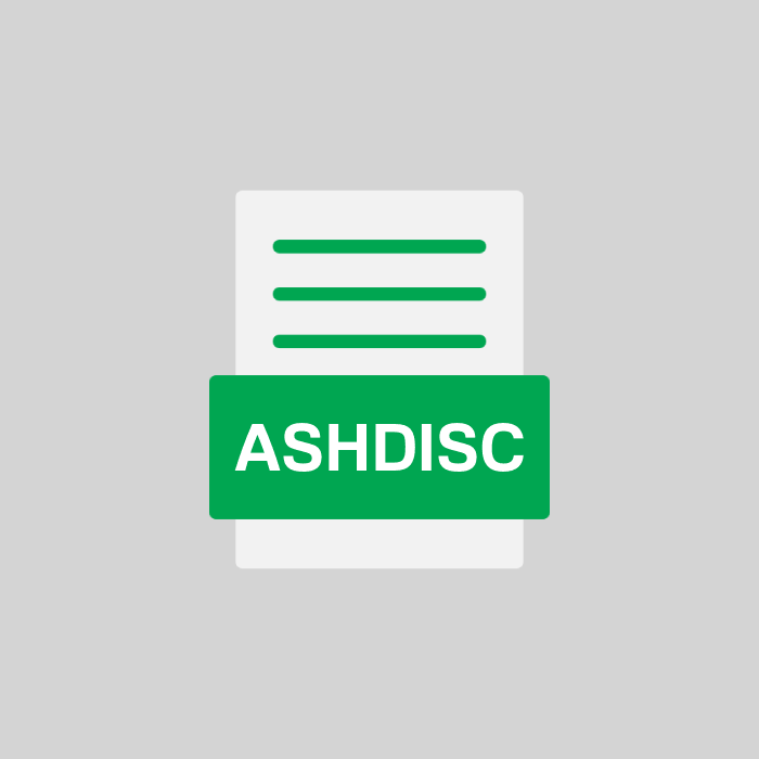 ASHDISC Datei