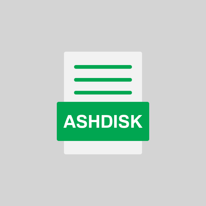 ASHDISK Datei