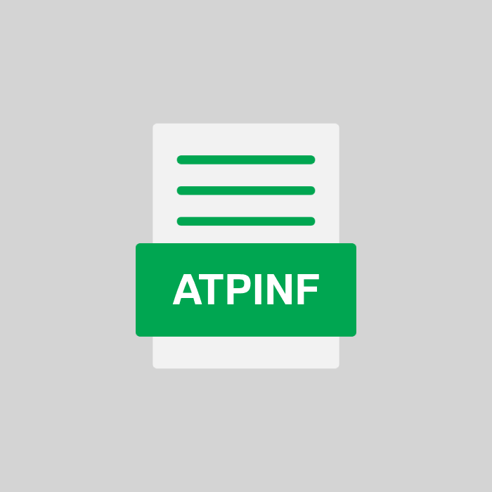 ATPINF Endung