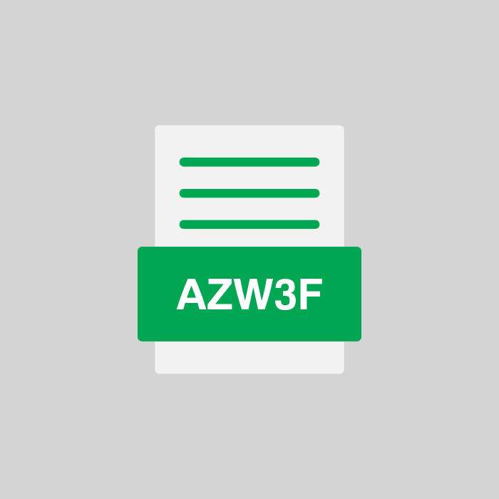 AZW3F Datei