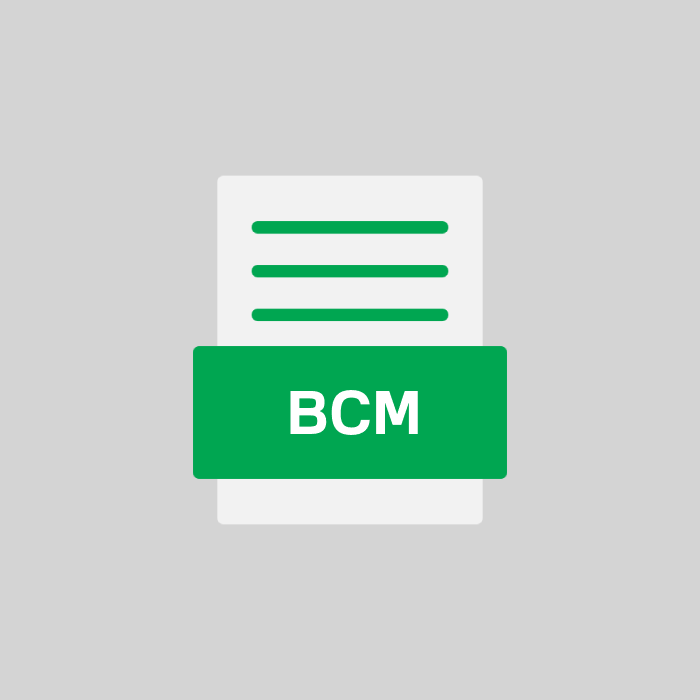 BCM Datei