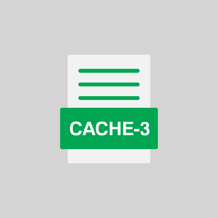CACHE-3 Endung