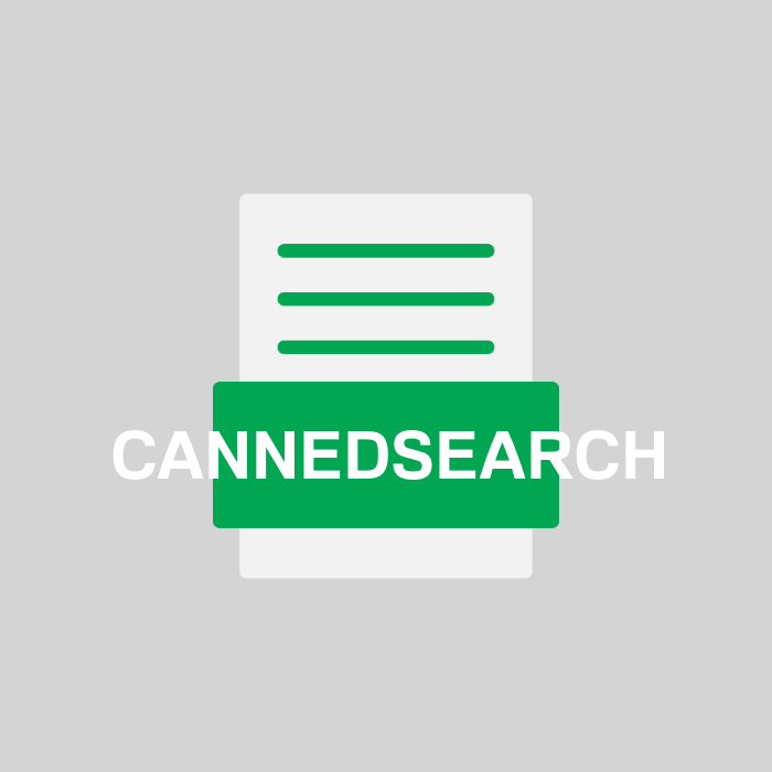 CANNEDSEARCH Endung