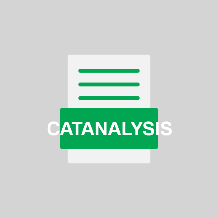 CATANALYSIS Datei