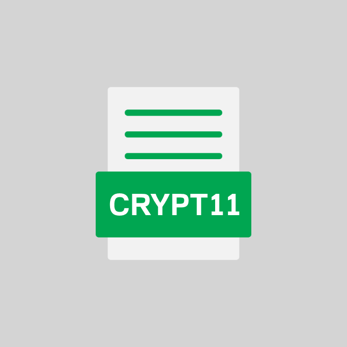 CRYPT11 Datei