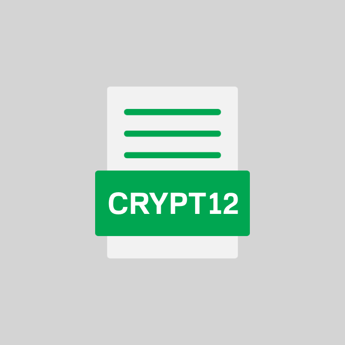 CRYPT12 Datei
