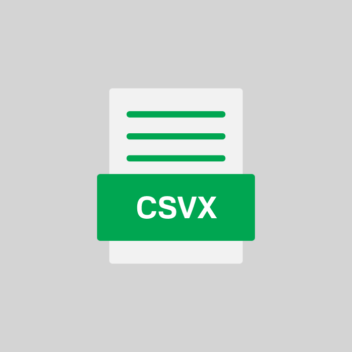 CSVX Endung