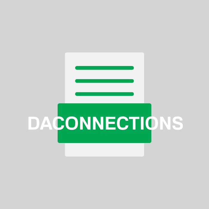 DACONNECTIONS Endung