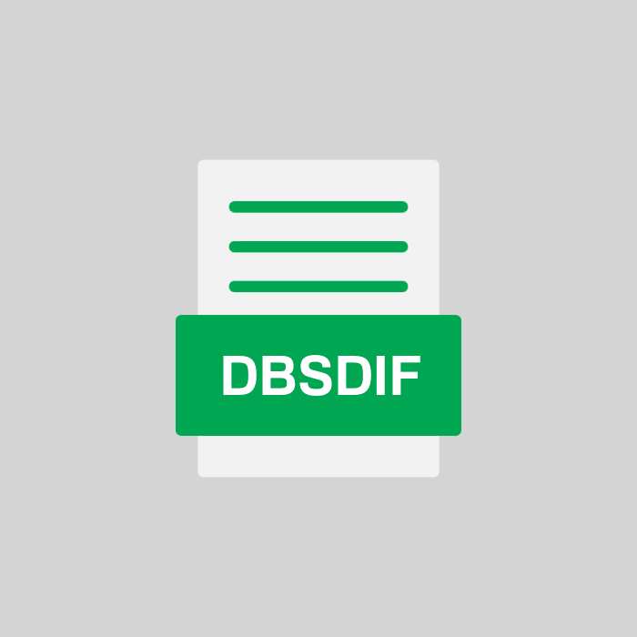 DBSDIF Endung