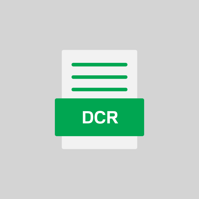DCR Datei
