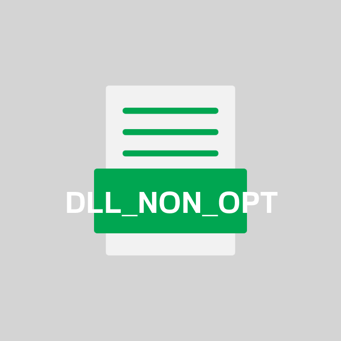 DLL_NON_OPT Endung