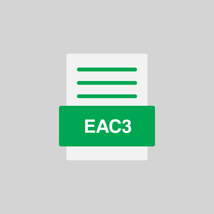 EAC3 Endung