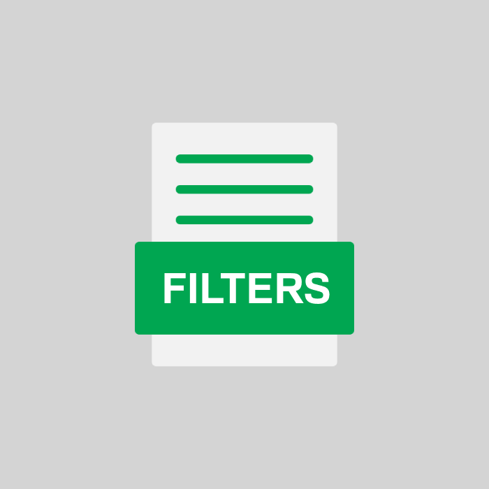 FILTERS Endung