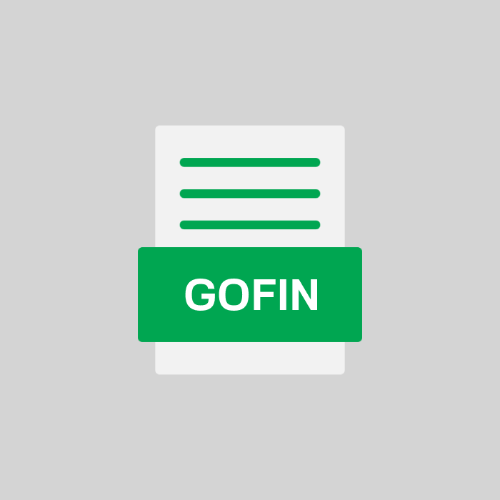 GOFIN Datei
