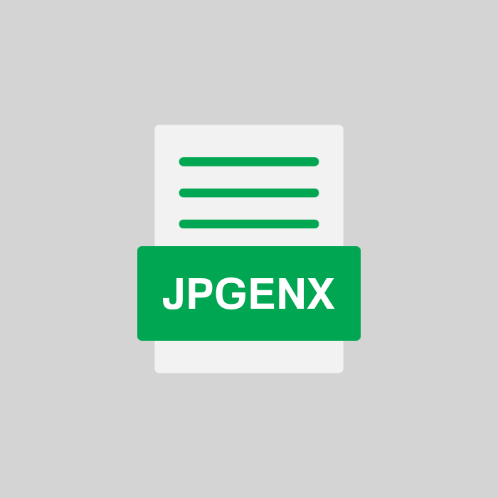 JPGENX Endung
