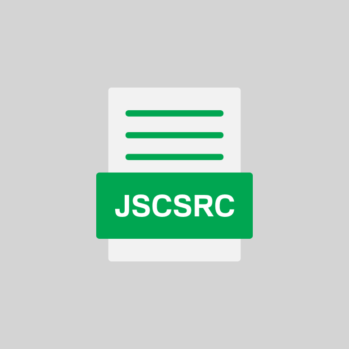 JSCSRC Endung
