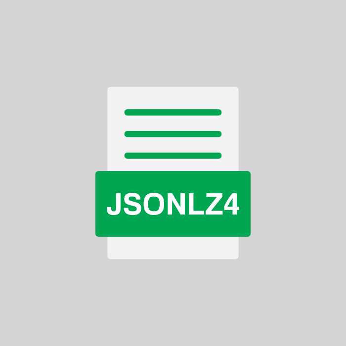 JSONLZ4 Datei