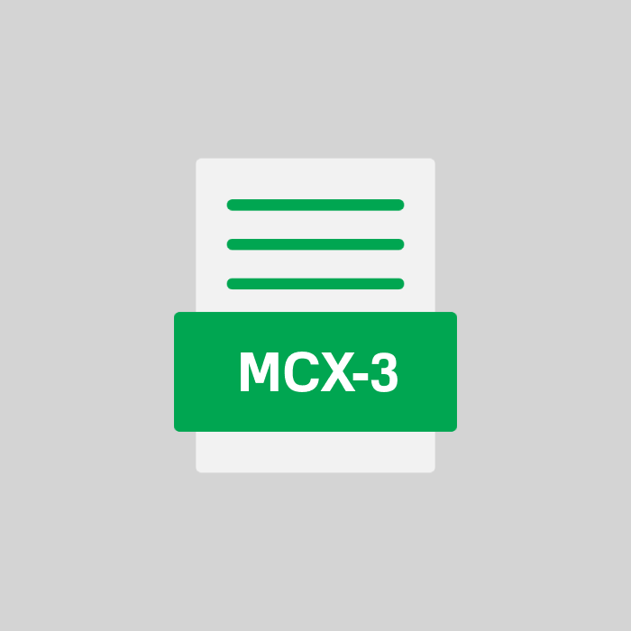 MCX-3 Endung