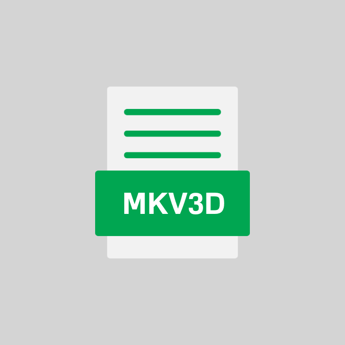MKV3D Endung