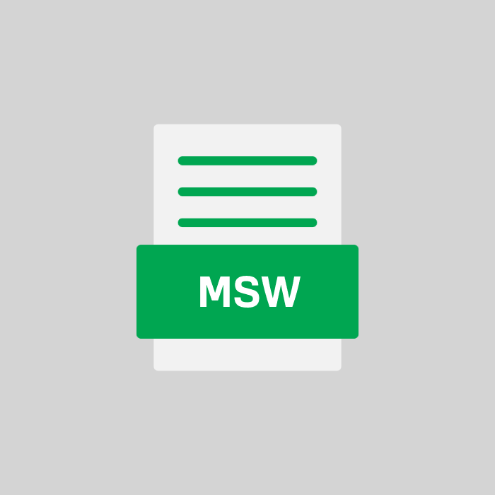 MSW Datei