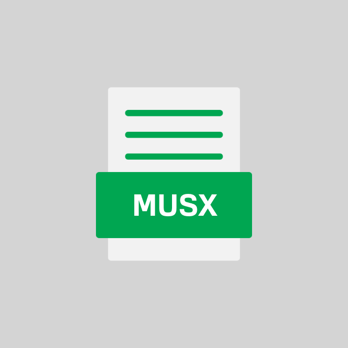 MUSX Datei