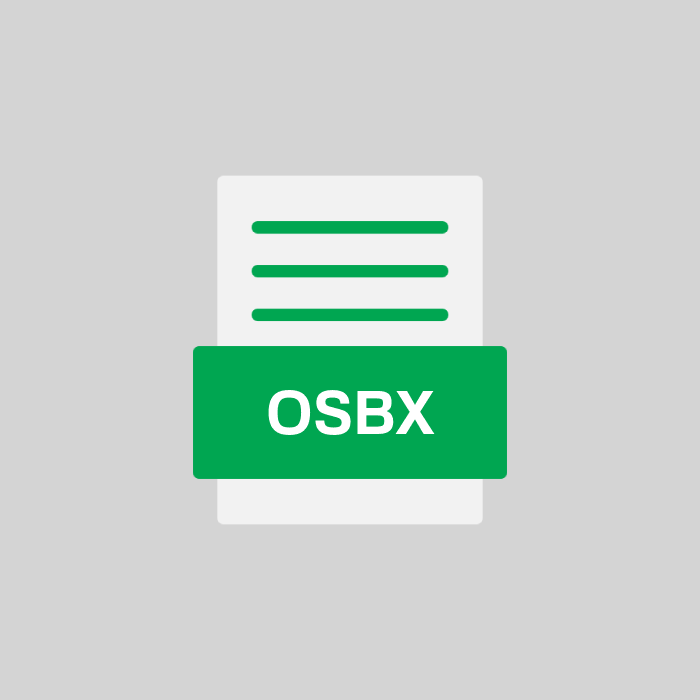 OSBX Datei