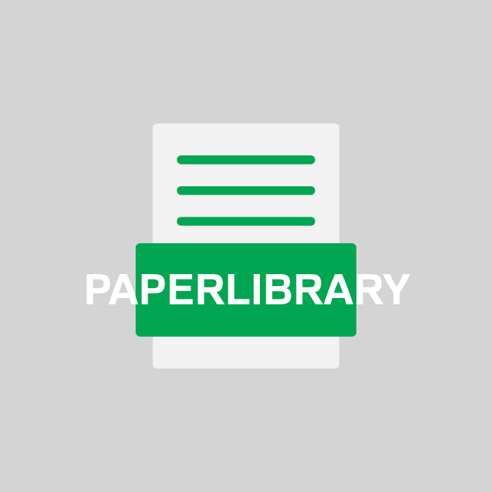 PAPERLIBRARY Endung