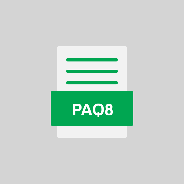 PAQ8 Datei
