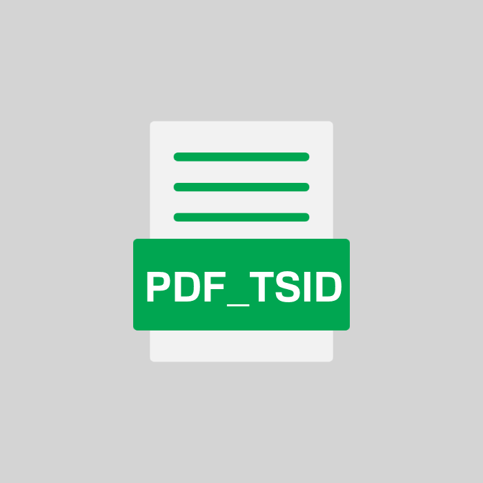 PDF_TSID Endung