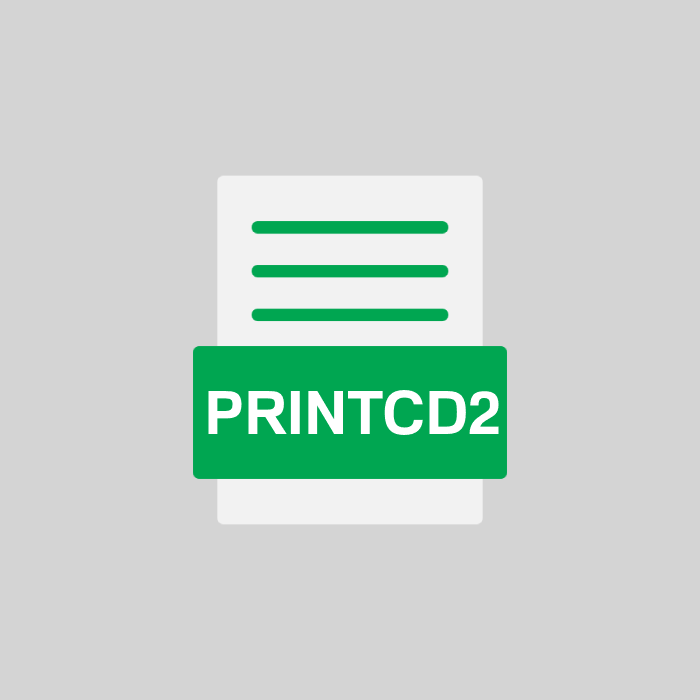 PRINTCD2 Datei