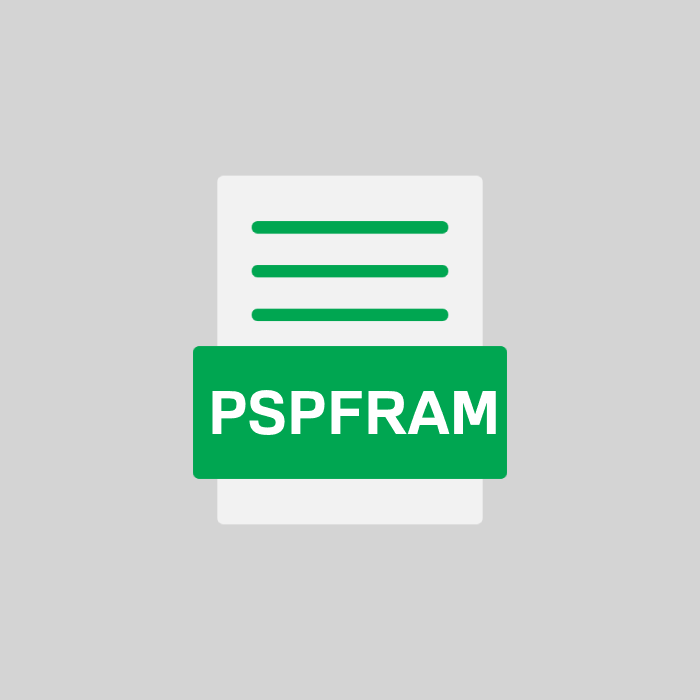 PSPFRAM Endung