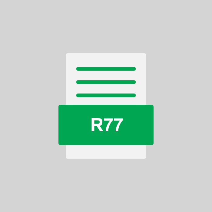 R77 Datei