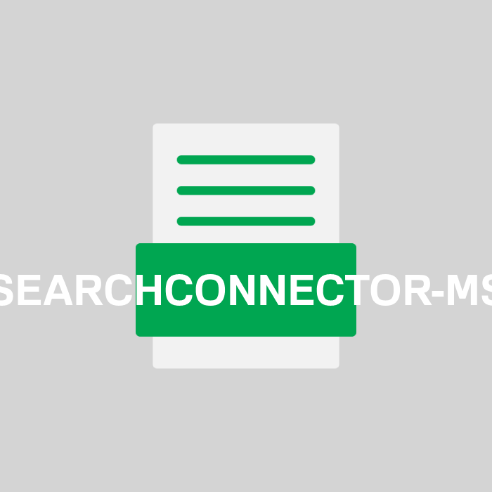 SEARCHCONNECTOR-MS Endung
