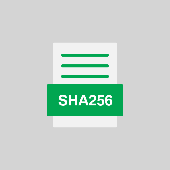 SHA256 Endung