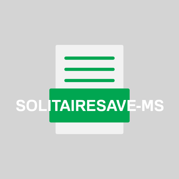 SOLITAIRESAVE-MS Endung