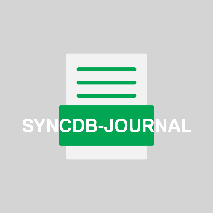 SYNCDB-JOURNAL Endung