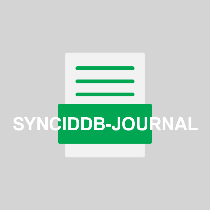 SYNCIDDB-JOURNAL Endung