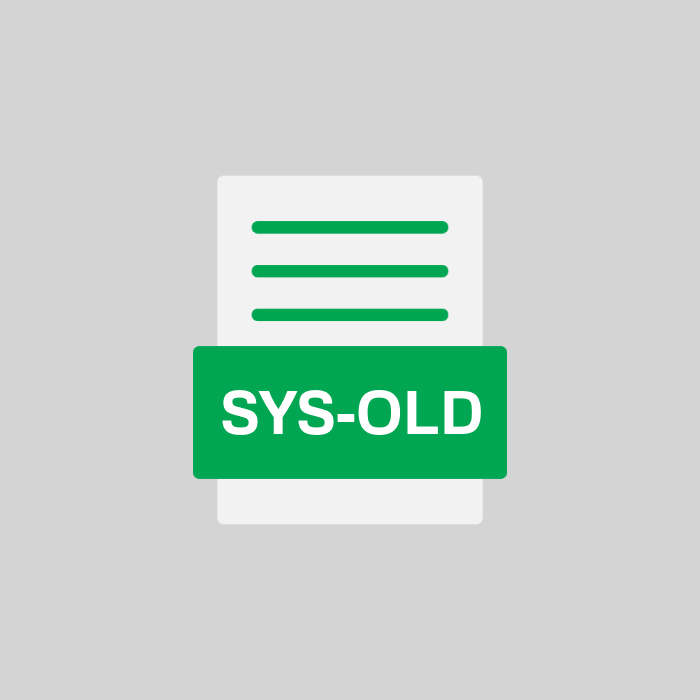 SYS-OLD Endung