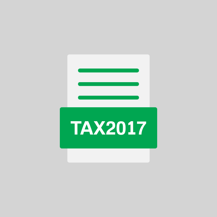 TAX2017 Datei