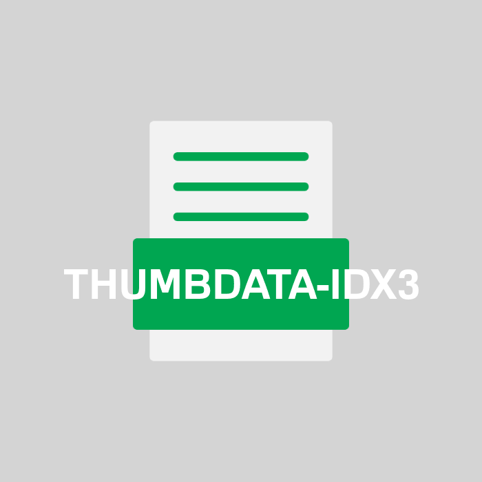 THUMBDATA-IDX3 Endung