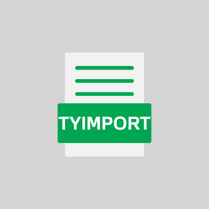TYIMPORT Endung