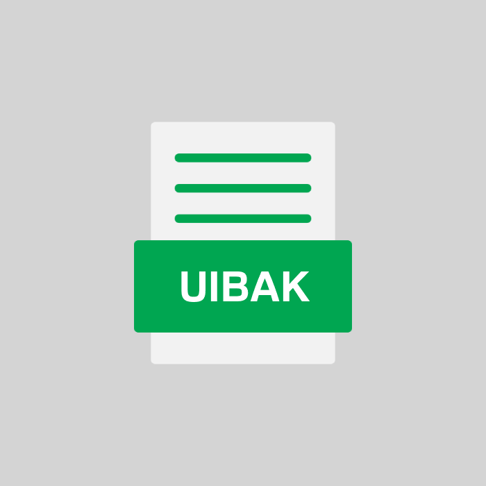 UIBAK Datei