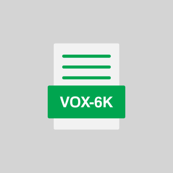 VOX-6K Endung