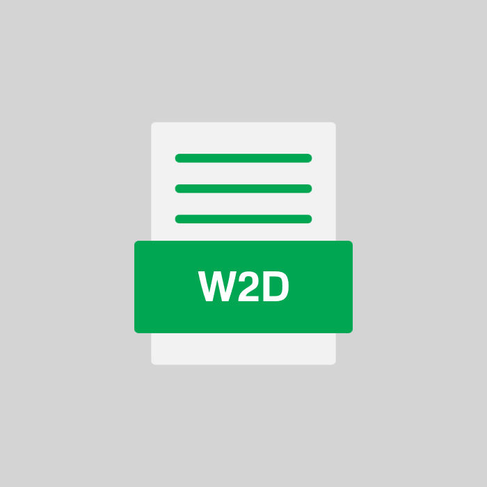 W2D Datei