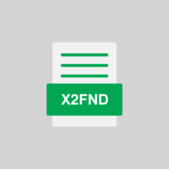X2FND Endung