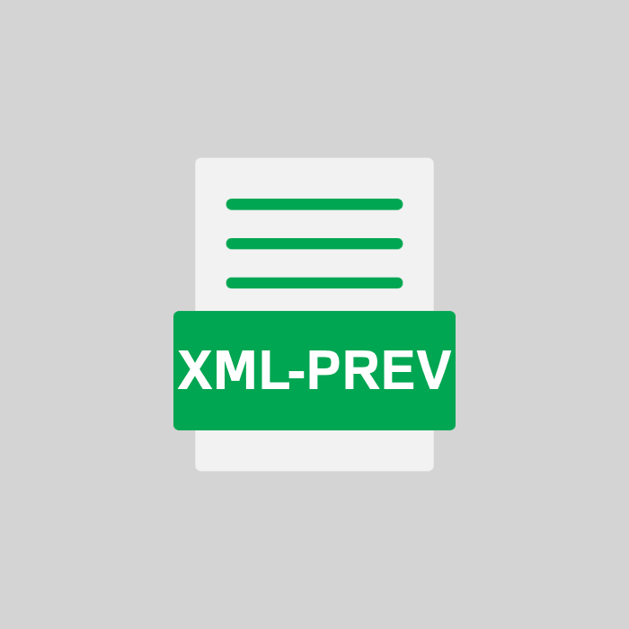 XML-PREV Endung