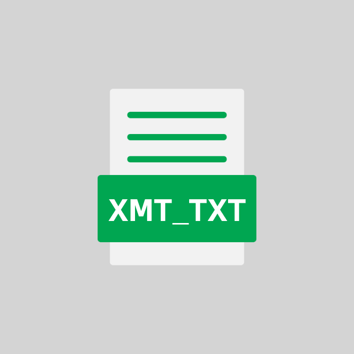 XMT_TXT Datei