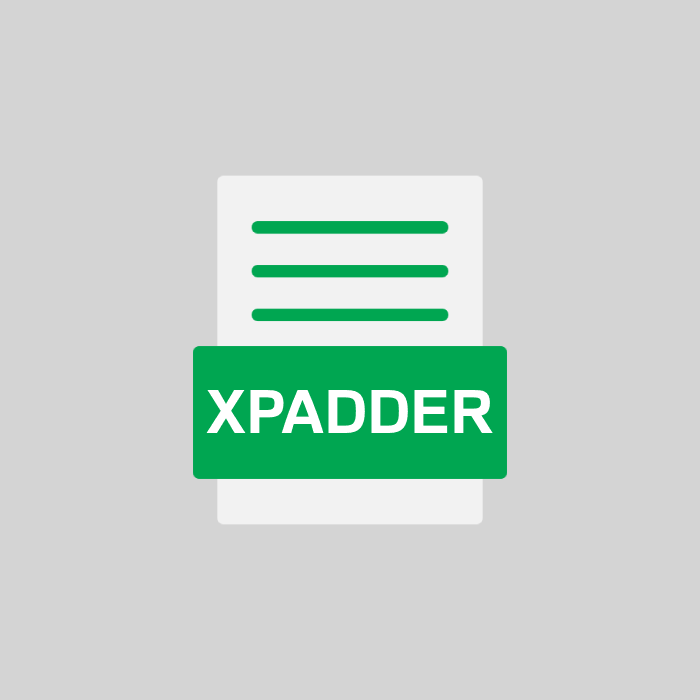 XPADDER Endung